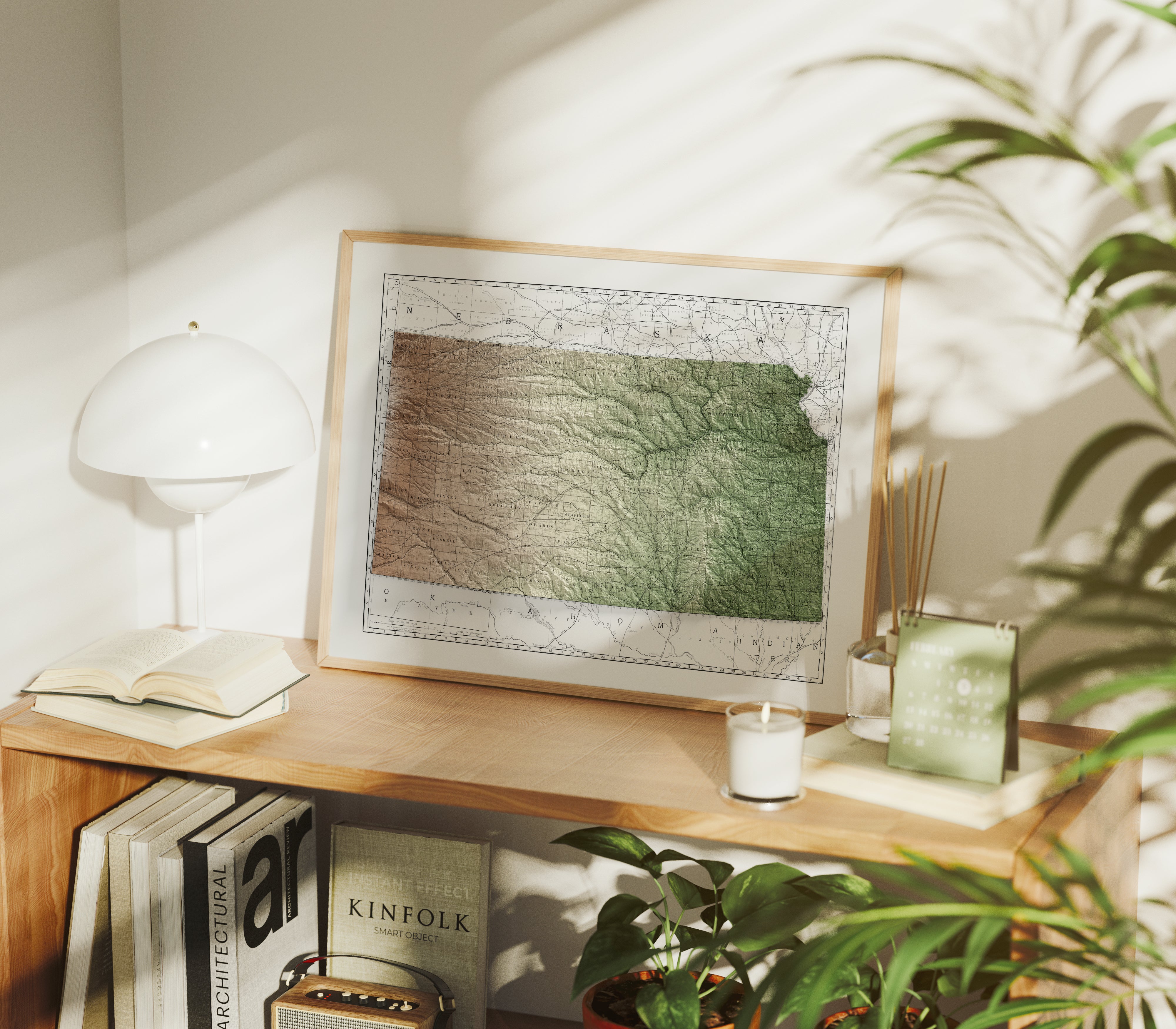 Kansas Map Print – 1897 Vintage Edition