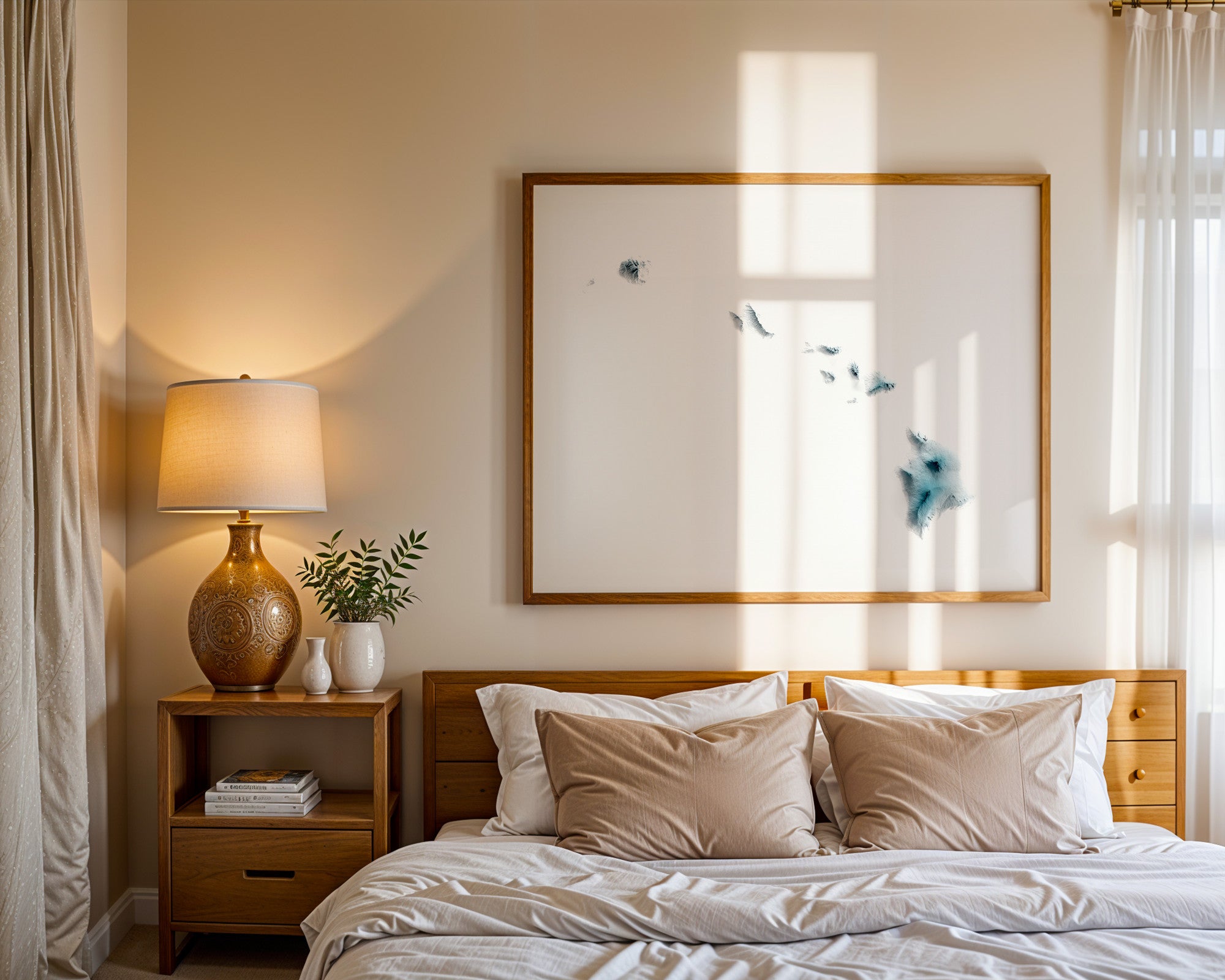 Hawaii Map Print – Minimalist Elevation Design (White Style)