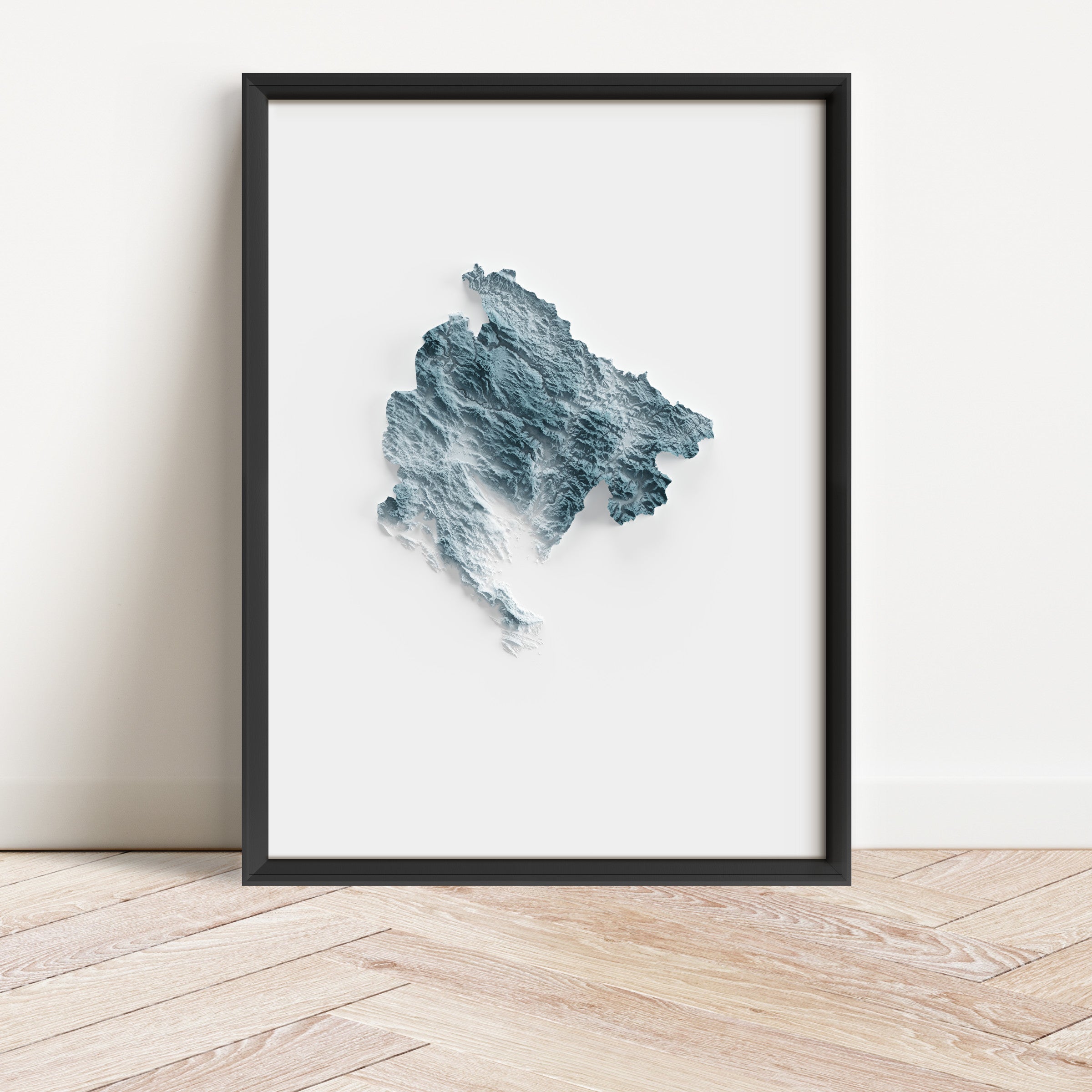 Minimalist Maps - White Style