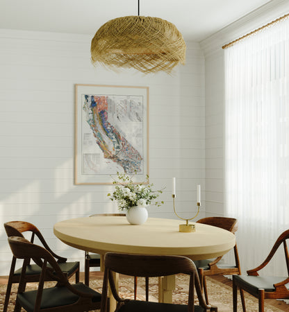 California Geological Map Print – 1938 Vintage Edition